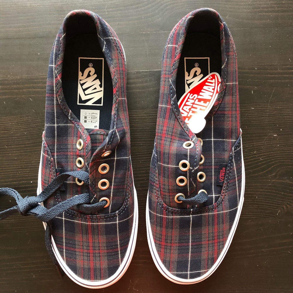 Vans Authentic Plaid Dress Blues